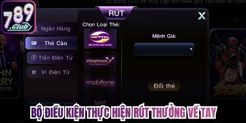 Bộ điều kiện thực hiện rút thưởng về tay